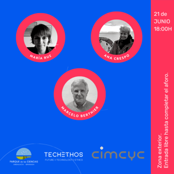 21 de junio a las 18:00 en el Parque de las Ciencias de la mano del catedrático de Neurología de la Universidad de Málaga, Marcelo Berthier, y la catedrática en Neurociencia Cognitiva y directora del Centro de Investigación Mente, Cerebro y Comportamiento de la Universidad de Granada, María Ruz y con la moderación y guía de la catedrática de Geodinámica de la Universidad de Granada y Jefa del Departamento de I+D del Parque de las Ciencias, Ana Crespo. Identidad personal y privacidad mental en la era de la neurotecnología en el Parque de las Ciencias
