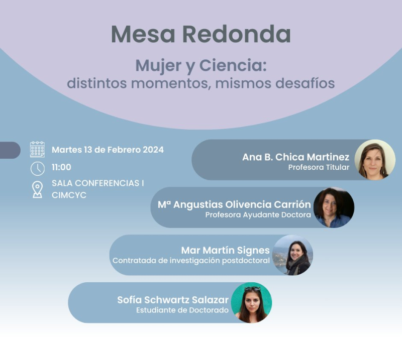 Mesa redonda Women in Science