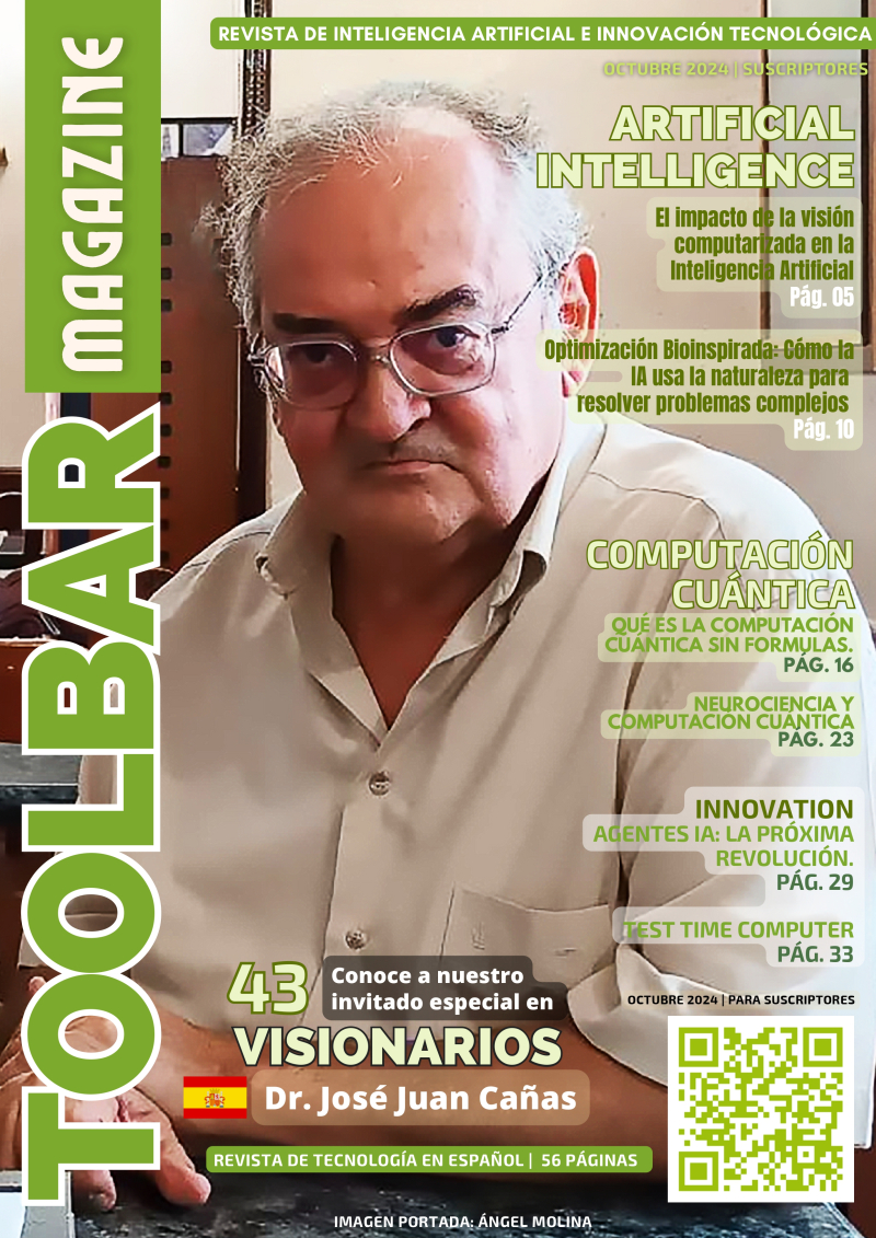 Portada revista ToolBar Magazine Entrevista con JJ Cañas