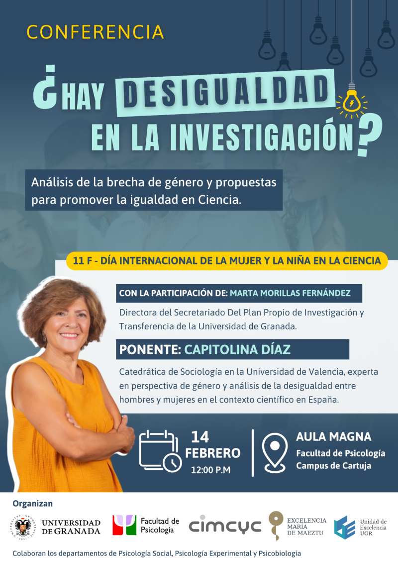 Conferencia: ¿Hay desigualdad en la investigación? Conferencia: ¿Hay desigualdad en la investigación?