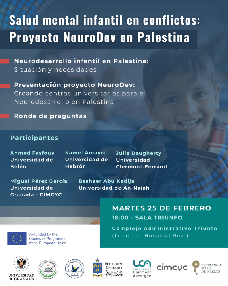 Presentación del Proyecto NeuroDev en Palestina Presentación del Proyecto NeuroDev en Palestina